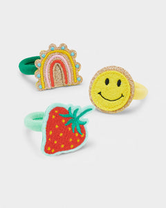 STYCH Fruit Salad Embroidered Hair Bands