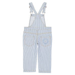 Load image into Gallery viewer, Piupiuchick Washed little Strips Denim Dungarees

