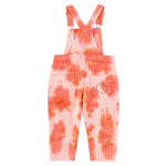 Load image into Gallery viewer, Piupiuchick Pink and Orange Tie-dye Dungarees
